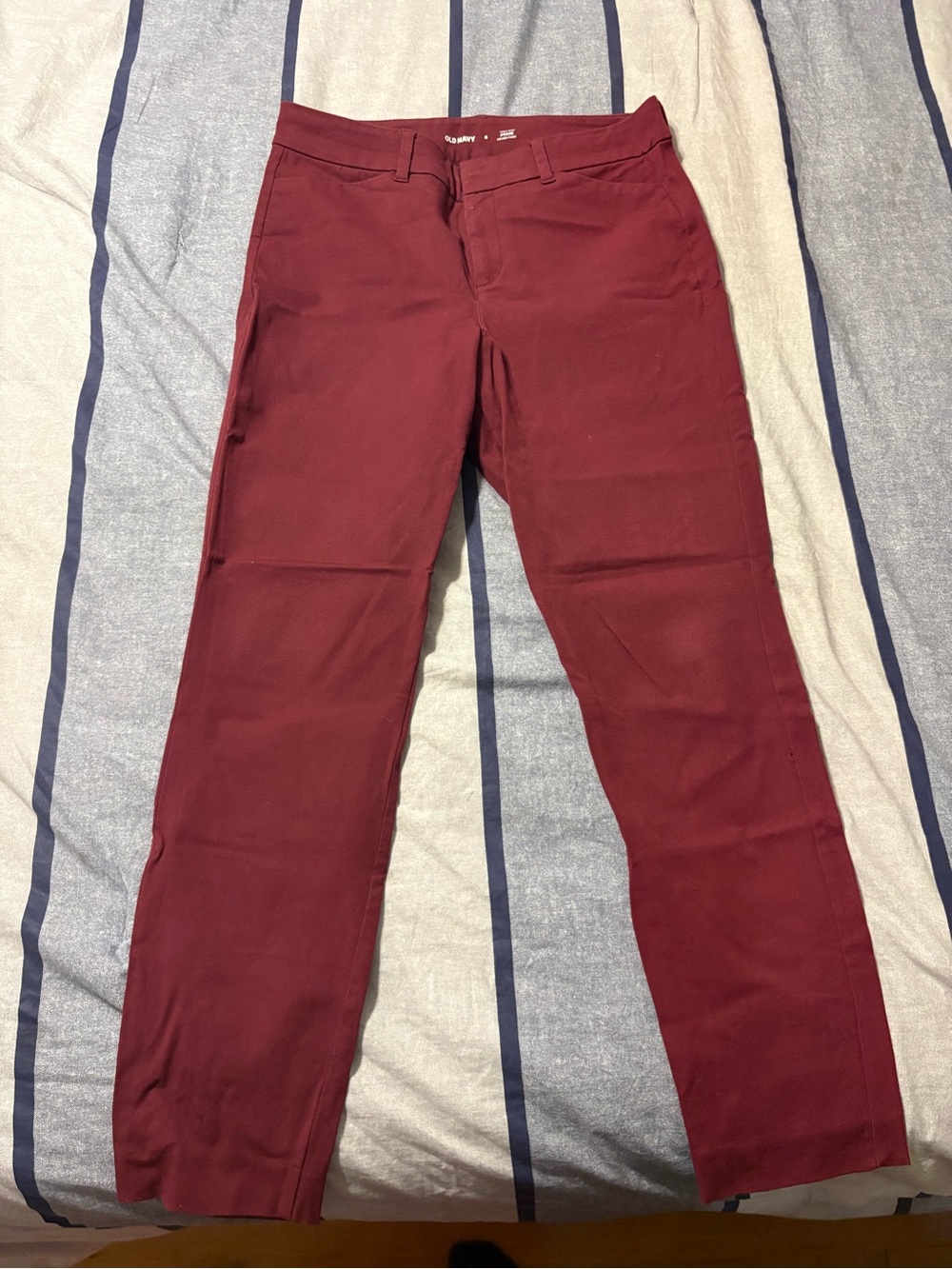 Old Navy Women's Burgundy Ankle Pants